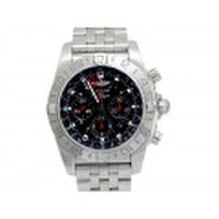 新着価格破壊【BREITLING　ブライトリング】AB0412 世界2000本限定 クロノマットGMT 自動巻 裏スケ デイト SS メンズ 28734-0