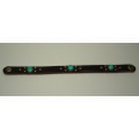 正規取扱HTC(Hollywood Trading Company)　#B TQ　Narrow Turquoise Bracelet(ナロウリストターコイズブレスレット)　ブラック