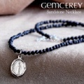 大人仕様でシニア世代にもお勧めのアクセサリー！ジェムケリー （GEMCEREY）サンドストーンネックレス