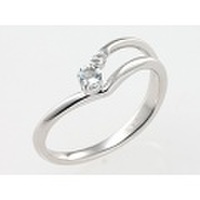 誕生石リング3月の誕生石アクアマリン＆ダイヤモンド指輪 [jka0516]