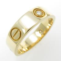 カルティエ ラブリング ハーフダイヤ