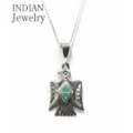 INDIAN JEWELRY ターコイズを使用したナバホ族アーティストの作品『NAVAJO PENDANT THUNDERBIRD TURQUOISE』【アメカジ・ネイティブ】IJ-109