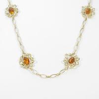 ジュネ シトリン ネックレス・ブレスレットセット