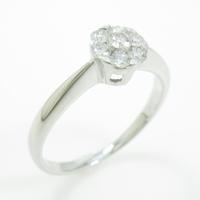 K18WG ダイヤモンドリング