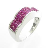 K18WG ルビーリング10％引き