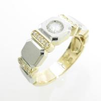 K18YG／PT ダイヤモンドリング