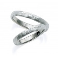 ピンキー＆ダイアン結婚指輪（ペアリング）KCPPD441・442/プラチナ950/K18ホワイトゴールド　ペア2本用