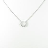 4゜C ホースシュー ダイヤモンドネックレス