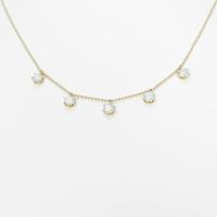 K18YG ダイヤモンドネックレス