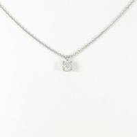 ティファニー スタッド ネックレス 0．18ct・J・VVS2・3EXT