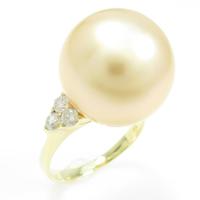 K18YG シロチョウパールリング