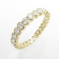 K18YG フルエタニティ ダイヤモンドリング