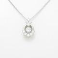 【新品】プラチナダイヤモンドネックレス 0．211ct・F・SI2・GOOD