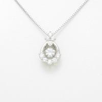 【新品】プラチナダイヤモンドネックレス 0．211ct・F・SI2・GOOD