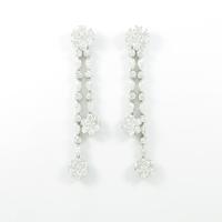 ハリーウィンストン フラワー ダイヤモンドピアス