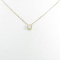 【リメイク】K18YG ソリティア ダイヤモンドネックレス