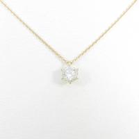 【リメイク】K18YG ダイヤモンドネックレス 0．618ct・K・VVS2・GOOD