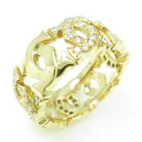 カルティエ アントルラセ スモール ハーフ リング