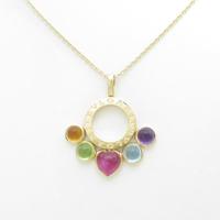 ブルガリ アレグラセミプレシャスストーンズ ネックレス