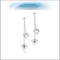 ティファニー　TIFFANY & Co. ダブルドロップハート ピアス　並行輸入品　【送料無料】 3017