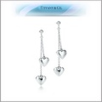 ティファニー　TIFFANY & Co. ダブルドロップハート ピアス　並行輸入品　【送料無料】 3017