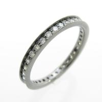 750BG フルエタニティ ダイヤモンドリング