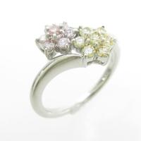 PT フラワー ダイヤモンドリング