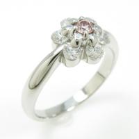 PT フラワー ダイヤモンドリング