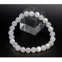 限定!特価!ホワイトムーンストーンAAA’の8mmブレスレット　　　/6月【パワーストーン/天然石】