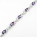 14KWG アメジストブレスレット