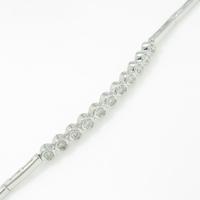 K18WG ダイヤモンドブレスレット