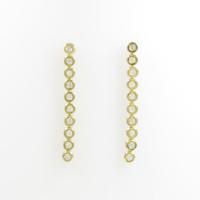 K18YG ダイヤモンドピアス