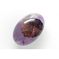 ファントムアメジスト with ヘマタイト【9】天然石ルース・カボション（21.5×14.5mm）