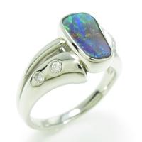 PT ボルダーオパールリング