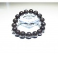 RE0565　【稀少】　ブラックルチルクォーツＳＡ　１２ｍｍ〜１２．８ｍｍ　ブレスレット