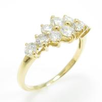 K18YG ダイヤモンドリング