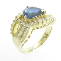 K18YG サファイヤリング