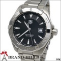 タグホイヤー 腕時計 メンズ アクアレーサー 300m クォーツ SS ブラック文字盤 WAY1110 BA0928 TAG HEUER 極美品 [121138]