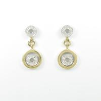 585YG／585WG／K14YG ダイヤモンドピアス