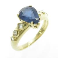 K18YG サファイヤリング