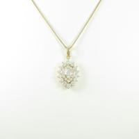 K18YG ダイヤモンドネックレス