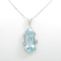 PT アクアマリンネックレス