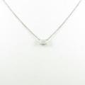 プラチナダイヤモンドネックレス 0．365ct・J・SI2・エメラルドカット