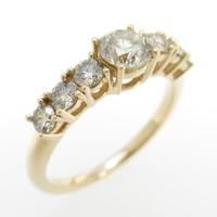 K18PG ダイヤモンドリング