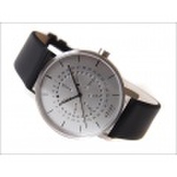 エービーアート a.b.art 腕時計 SERIES O O-501 シルバー文字盤 41mm ブラック カーフレザー クォーツ