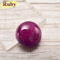 ルビー　ルース　タンブル【インド産】【約3.9g】天然石｜パワーストーン｜ルビー｜コランダム｜ラウンドカット｜カボション｜タンブル｜e0620