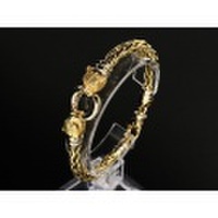 新着【K18YG イエローゴールド】ブレスレット パンサー 34.8g メンズ 72528-1