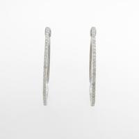 K14WG ダイヤモンドピアス