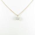 【リメイク】K18PG ダイヤモンドネックレス 1．010ct・J・I1・GOOD10％引き