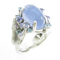 PT／K18WG カルセドニーリング